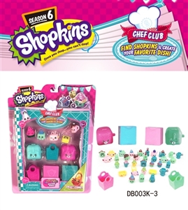 Shopkins 6th generation (receive a case bag handbag suction plate is installed) - OBL673977