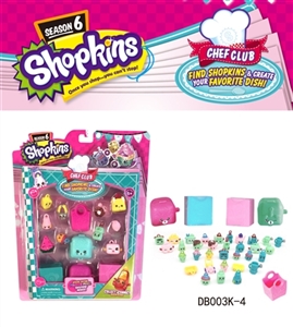 Shopkins 6th generation (receive a case bag handbag suction plate is installed) - OBL673978