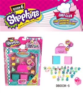 Shopkins 6th generation (receive a case sachets handbags suction plate is installed) - OBL673979