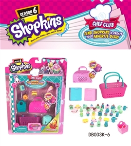 Shopkins 6th generation (schoolbag sachets basket suction plate) - OBL673980