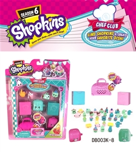 Shopkins 6th generation (receive a case bag sachets suction plate is installed) - OBL673982
