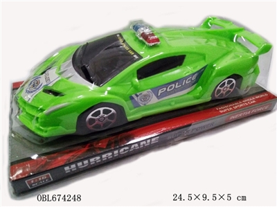 The police car lamborghini inertia simulation - OBL674248