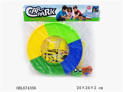 益智场景积木+2只回力车仔 - OBL674356