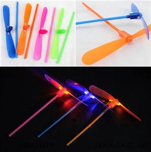 Light emitting large bamboo dragonfly - OBL674670