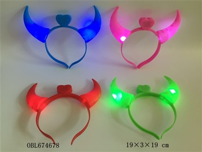Glowing horn head band - OBL674678
