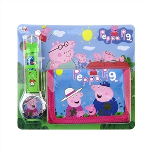 Pink pig watches the purse - OBL674799