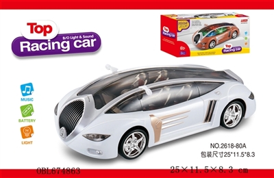 Super bright window concept car universal (with light music) - OBL674863