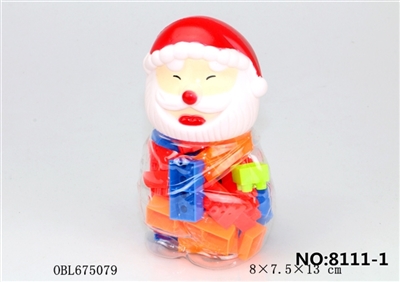 迷你圣诞老人益智类2#积木多色混装称重26克（26PCS+） - OBL675079