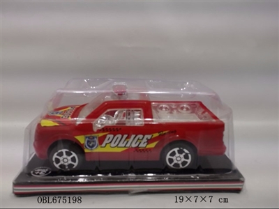 Inertial taxi head seat a police car - OBL675198