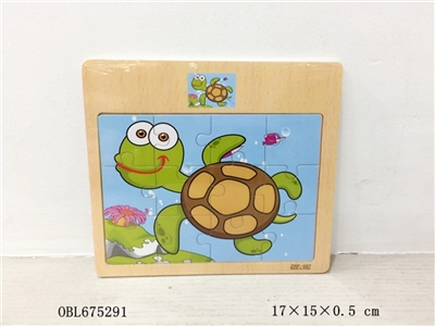 12 the turtle wooden puzzles - OBL675291