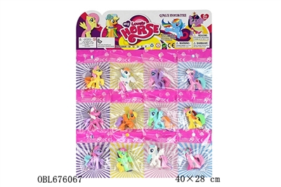 Pony doll phone rope hanging board 12 PCS - OBL676067