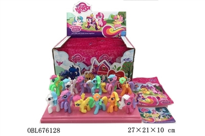 Mini pony Eva 24 PCS four assortments - OBL676128