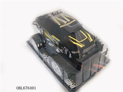 Black window inertia cross-country pickup truck - OBL676491