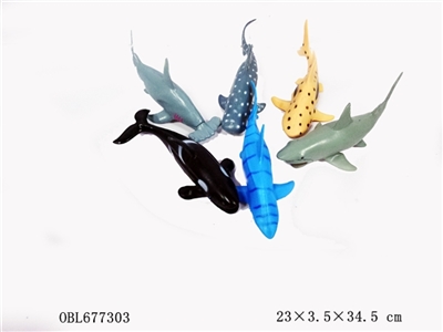 7 inch sharks whale 6 only - OBL677303