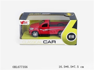 1:32 Toyota pickup alloy back to open the door a vehicle light music 1 three color - OBL677356