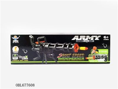 Hand with soft bullet gun - OBL677608