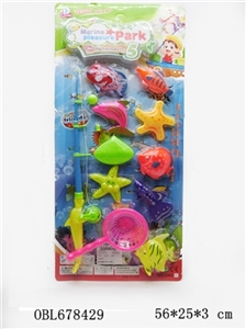 Horizontal magnetic fishing fish - OBL678429