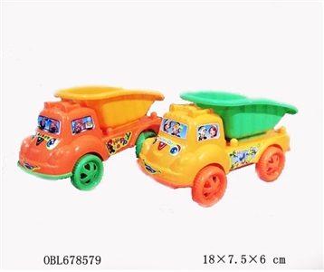 Solid color back to truck (cartoon mark two conventional) - OBL678579