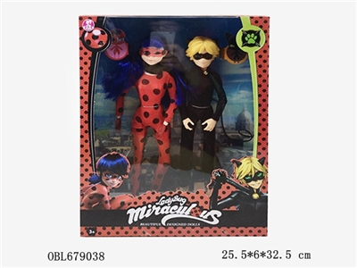 11.5寸实身11关节瓢虫少女芭芘双人套装 - OBL679038