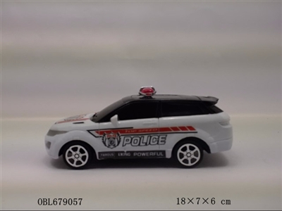 Hummer simulation of inertia a police car - OBL679057