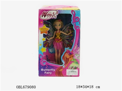 11.5寸重身关节花仙子四面彩盒 - OBL679080