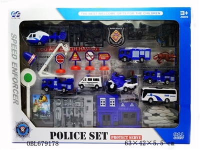 Back to the police set - OBL679178