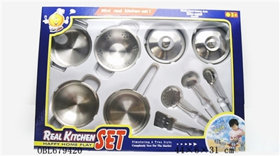 Stainless steel kitchenware 10 times - OBL679420