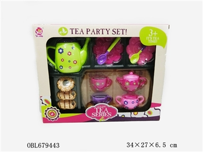 Printed tea set - OBL679443