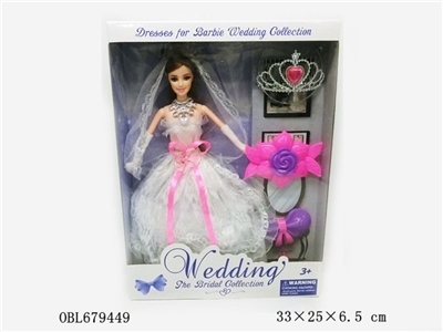 11.5寸实心婚纱芭比 - OBL679449