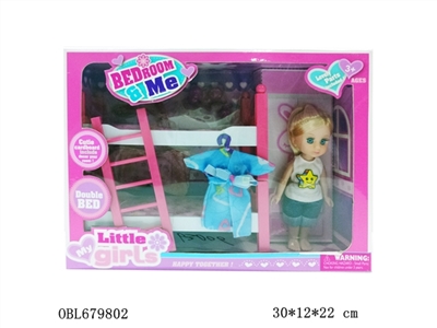 6.5寸双人床公仔 - OBL679802