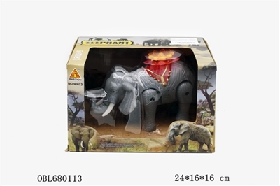 Electric simulation elephants - OBL680113