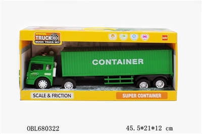 Music special vehicle - will tell a story of container trucks - OBL680322