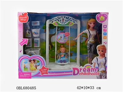 Acousto-optic window box barbie set - OBL680485