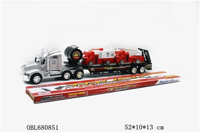 Drag head car two fire engines - OBL680851