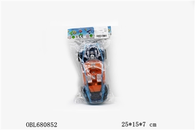 The colorful light music inertial car (blue) - OBL680852