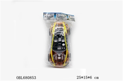The colorful light music inertial car (orange) - OBL680853
