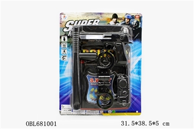 The police suit suction plate (WuSiShi eight gun) - OBL681001