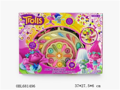 Trolls tangled elves 188 PCS pop beads - OBL681496