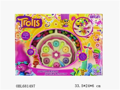 Trolls tangled elves 128 PCS pop beads - OBL681497