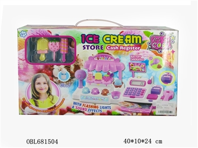 Ice cream cash register (4 * AA no package) - OBL681504