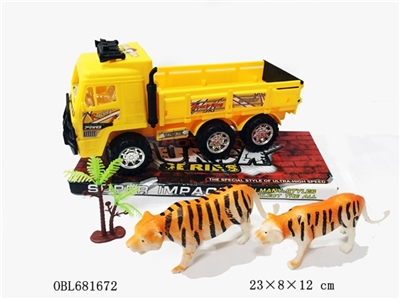 Solid color plating wheel inertia engineering load coconut trees big tiger - OBL681672