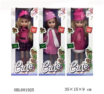 12吋全搪胶美少女(3款） - OBL681925