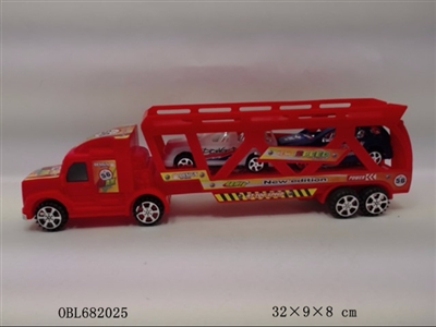 Solid color inertial drag head two cars (3 color, orange) - OBL682025