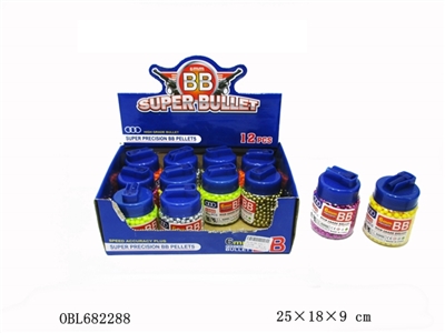 1000粒彩盒瓶装（6色/盒）12瓶/盒 - OBL682288