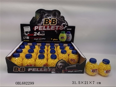 500粒彩盒瓶装（黄色/盒）24瓶/盒 - OBL682299
