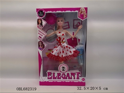 11寸12关节重身芭芘彩盒 - OBL682319
