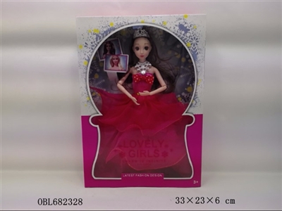 11寸6关节重身芭芘彩盒 - OBL682328