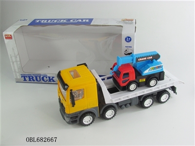 Conventional inertial tow truck dragged two model - OBL682667