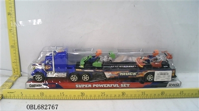 Solid color inertial drag head slide plate carrying two karting - OBL682767