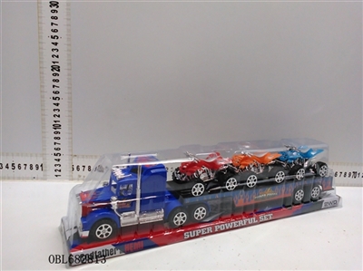 Solid color inertial tow head slide plate carrying two atv - OBL682813